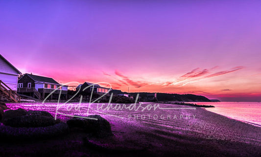 Purple Skies Dramatic Calverton Sunset