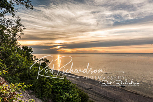 From the Bluffs Above Herod Point Wading River