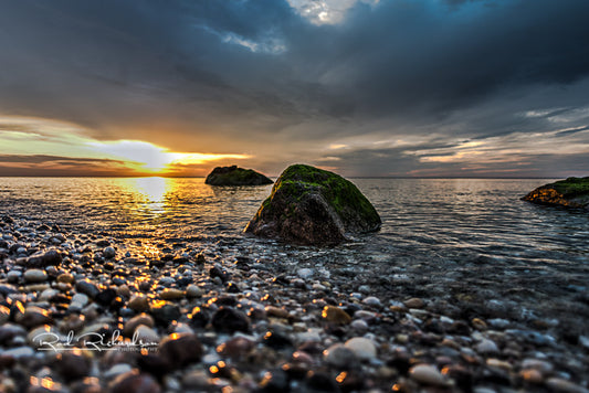 Wading River Rocky Sunset