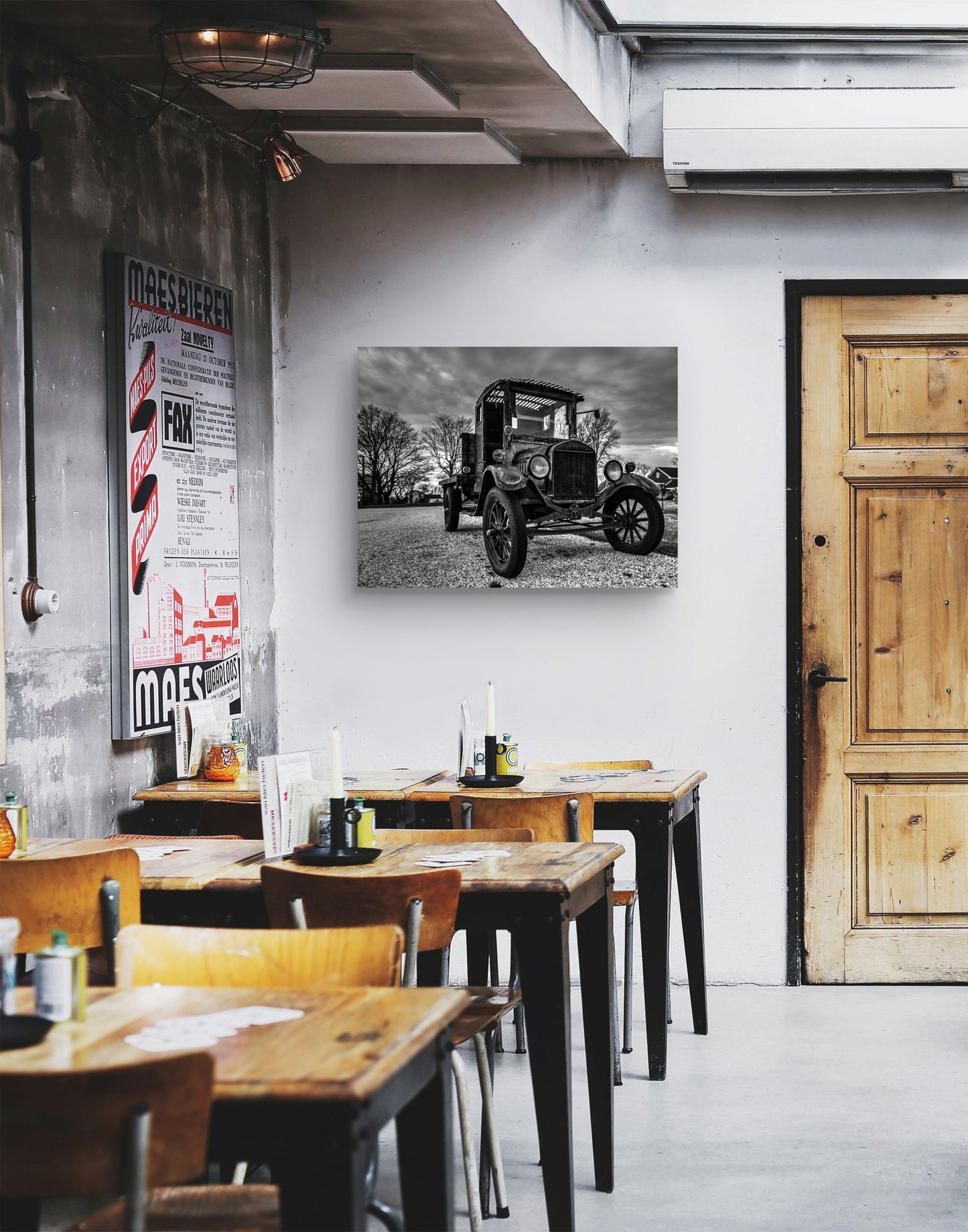Iron Relic – Black & White Vintage Truck Fine Art Print