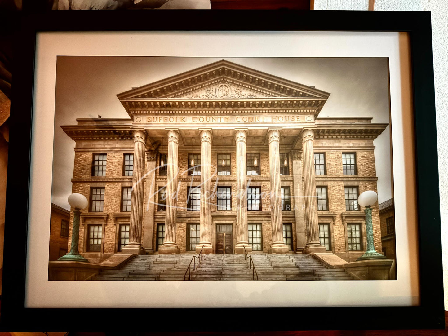 Suffolk County Supreme Court Building Riverhead NY Fine Art Print