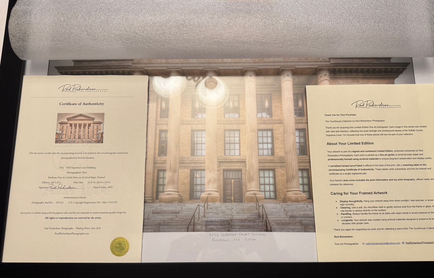 Suffolk County Supreme Court Building Riverhead NY Fine Art Print