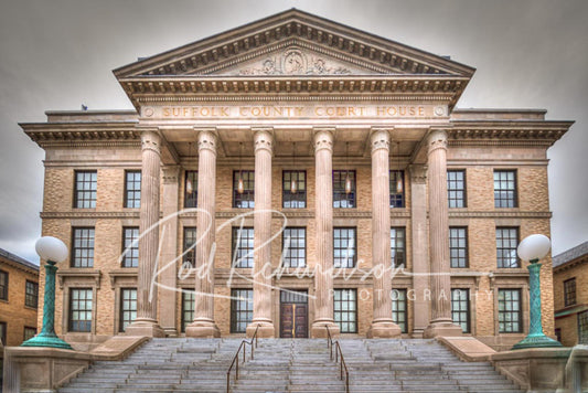 Suffolk County Supreme Court Building Riverhead NY Fine Art Print