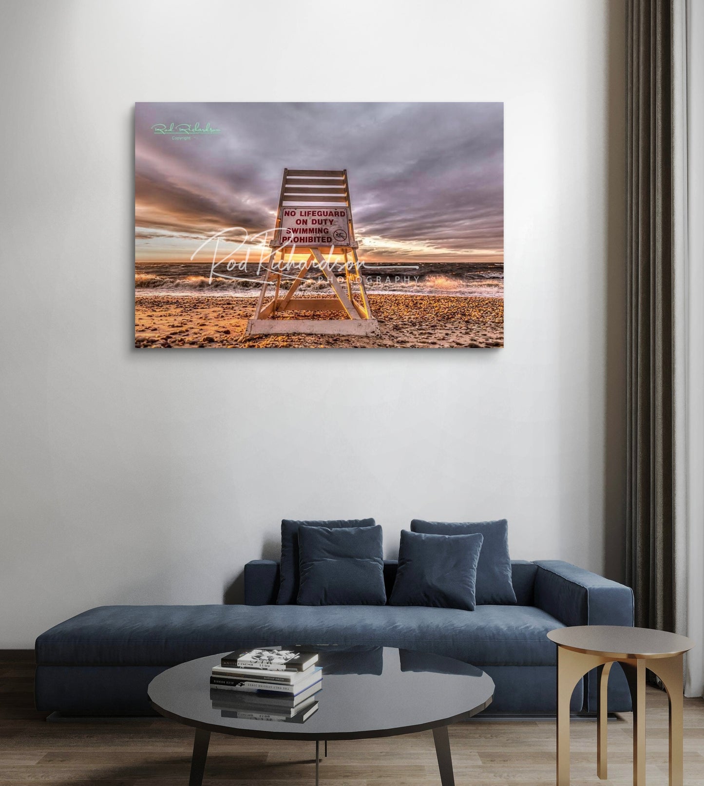 No Swimming Beach Closed Wading River NY LIMITED EDITION Art Prints