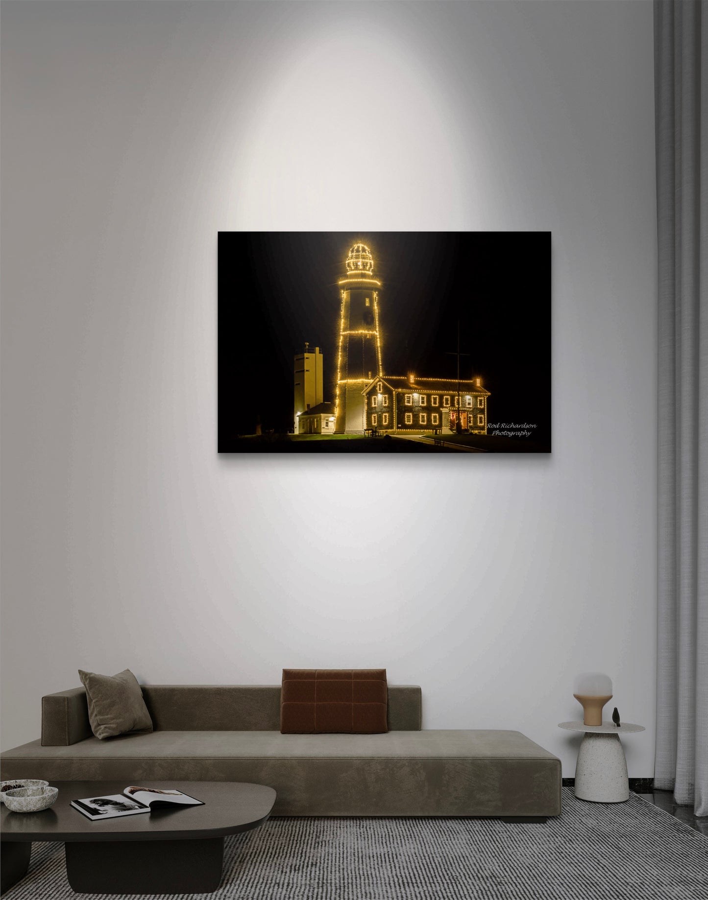 Montauk Point Lighthouse – Holiday Edition (Limited Edition Canvas Print)