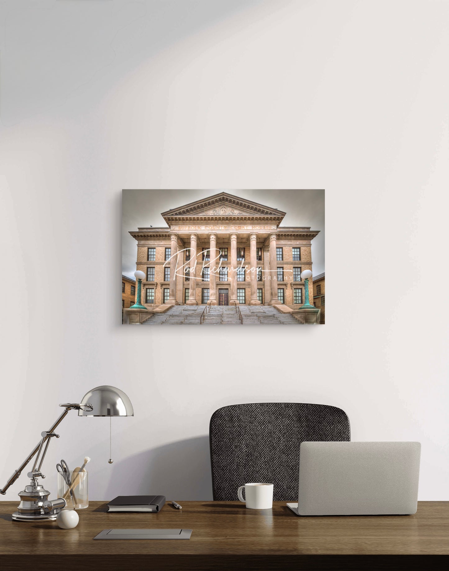 Suffolk County Supreme Court Building Riverhead NY Fine Art Print