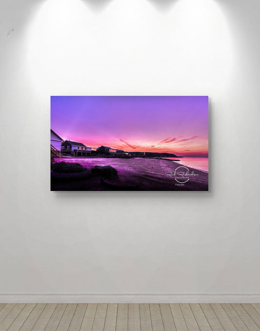 Purple Skies Dramatic Calverton Sunset