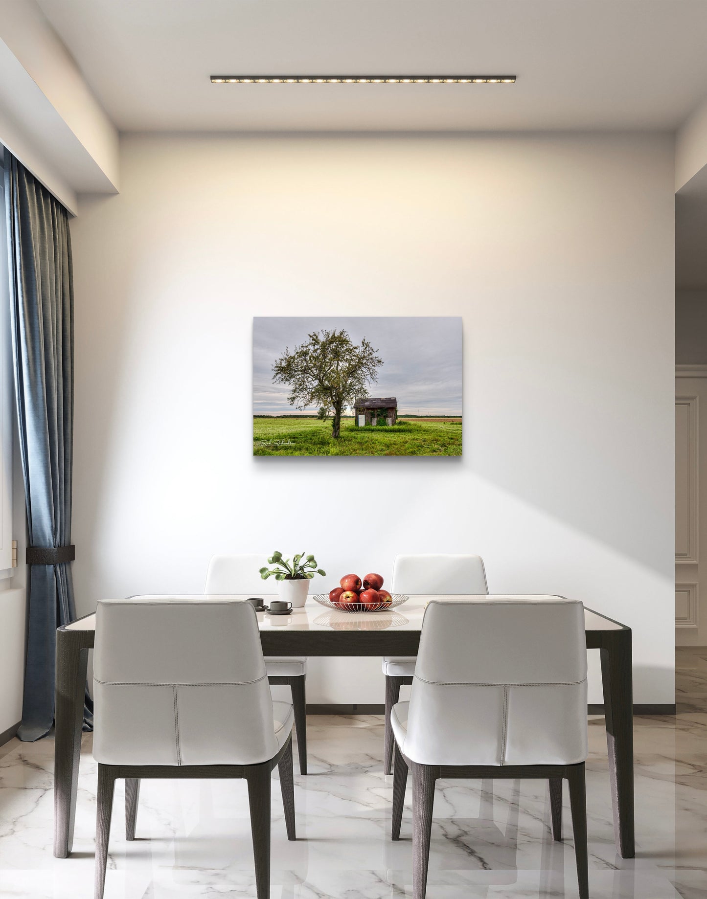 Farm Building and Tree North Fork Long Island