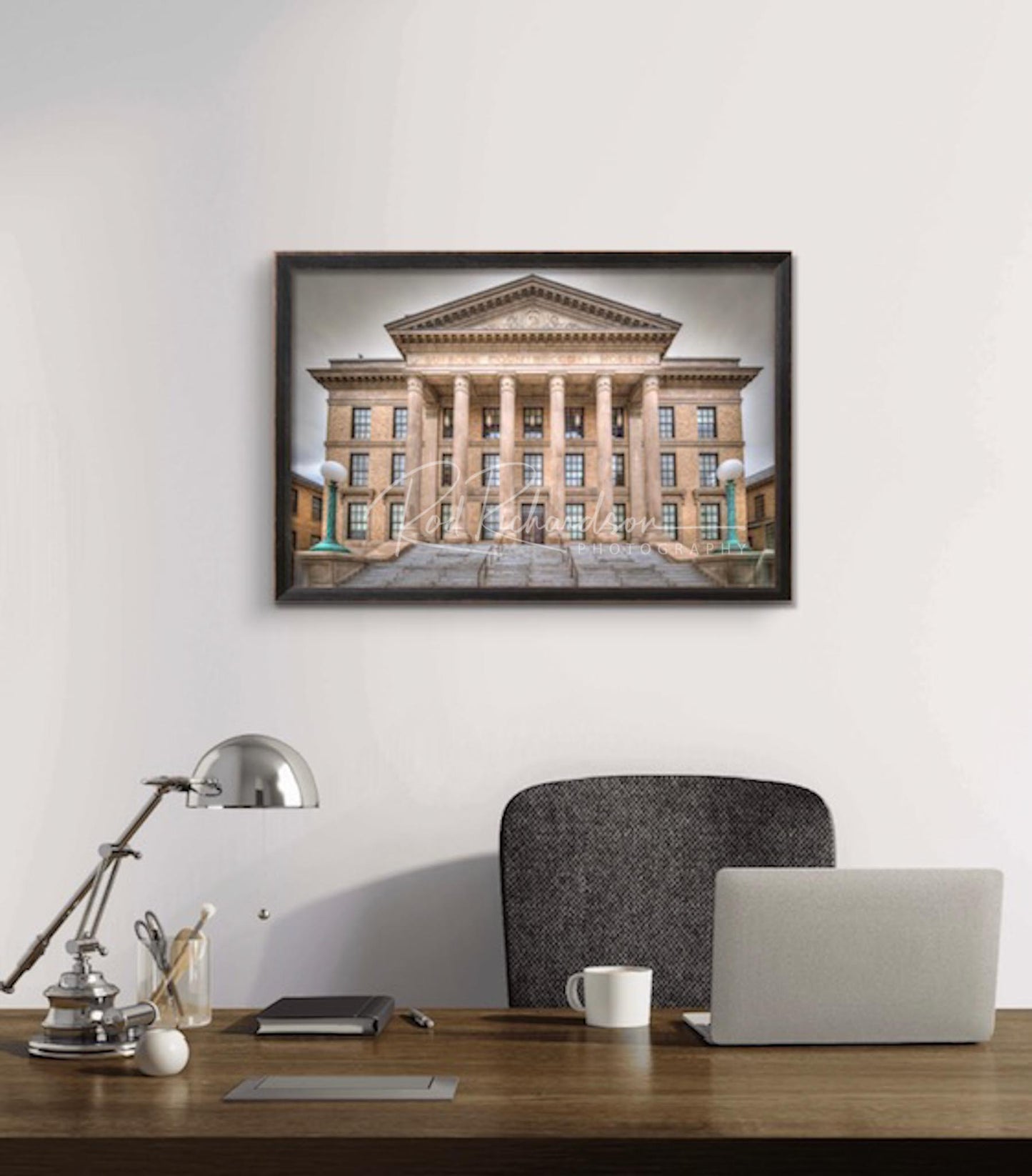 Suffolk County Supreme Court Building Riverhead NY Fine Art Print