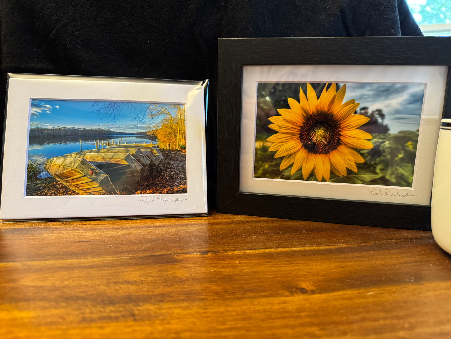 Bee On Sunflower Fine Art Mini Print