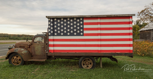 Stars And Steel– Vintage Truck Fine Art Print