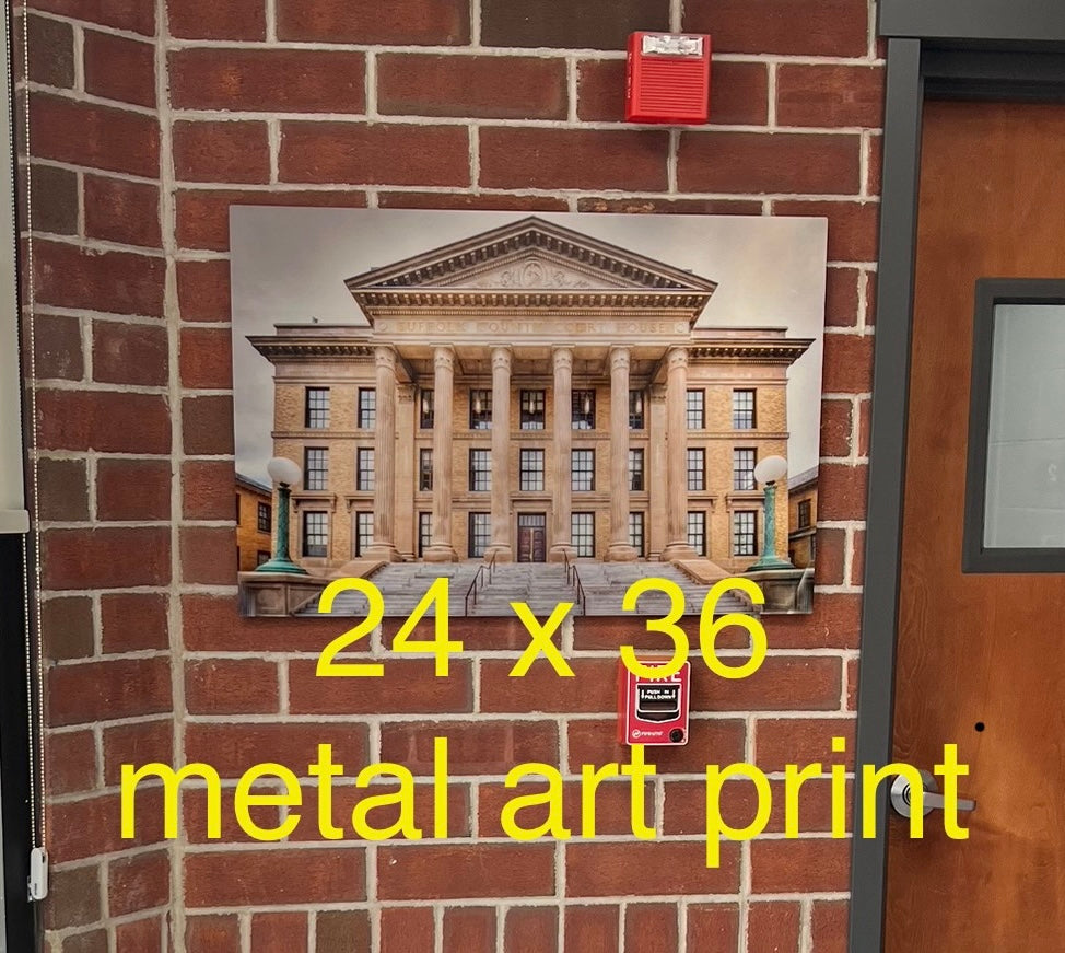NYS Supreme Court Building Fine Art Metal Print LIMITED EDITION