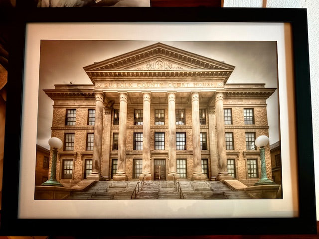 Suffolk County Supreme Court Building Riverhead NY Fine Art Print