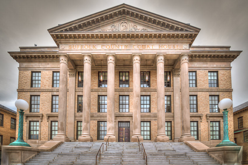 The Suffolk County Supreme Court Limited Edition Metal Print